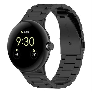 Google Pixel Watch 4 - 41mm Stahlarmband (Schwarz)