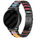 Amazfit Bip U (Pro) Steel Resin Strap (Black/Colourful)