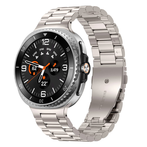 Samsung Galaxy Watch 8 Classic Stahlarmband (Polarstern)