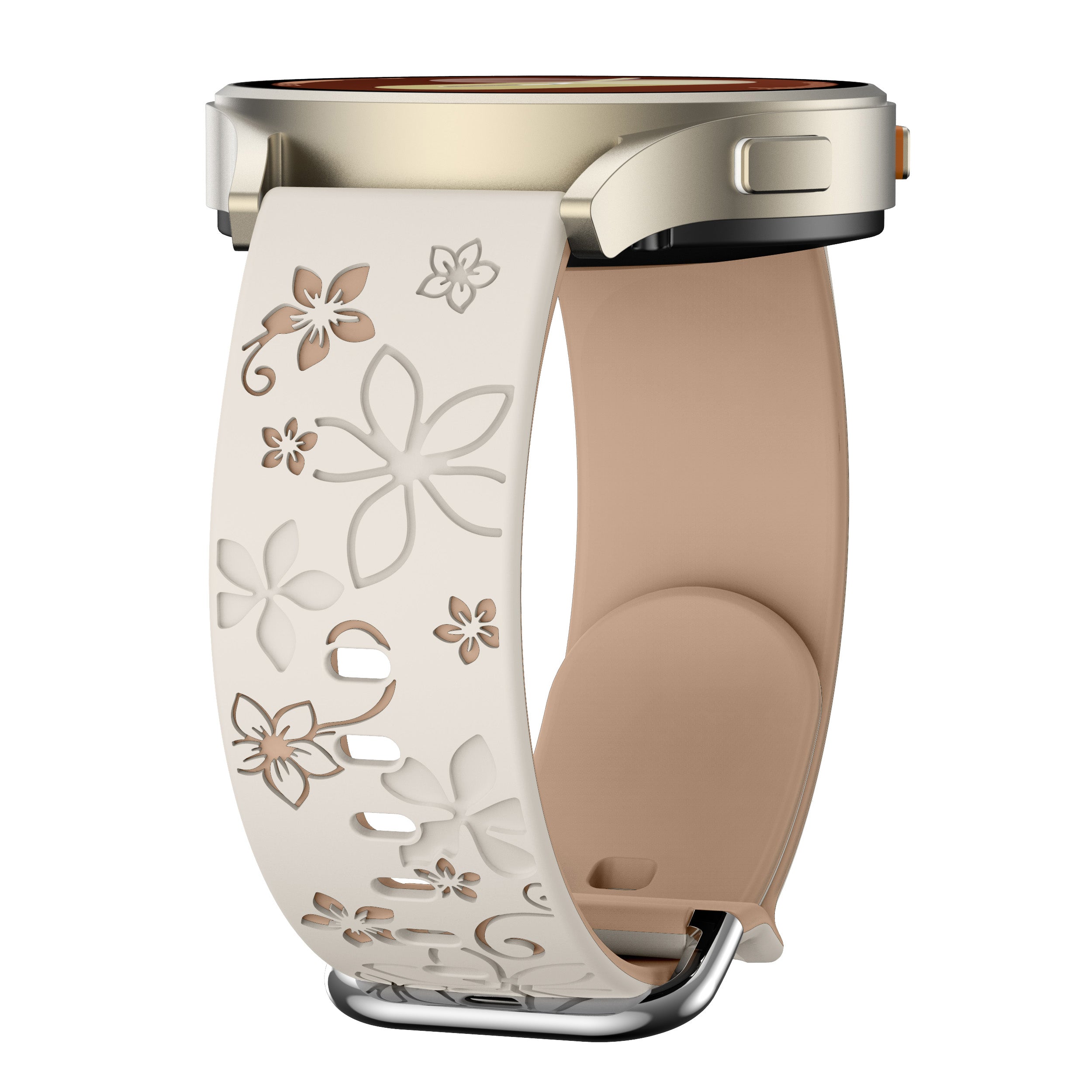 Xiaomi Watch S4 - 41mm Flower Silikonarmband (Polarstern/Beige)