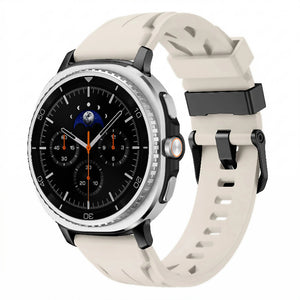 galaxy watch 8 race silicone band starlight