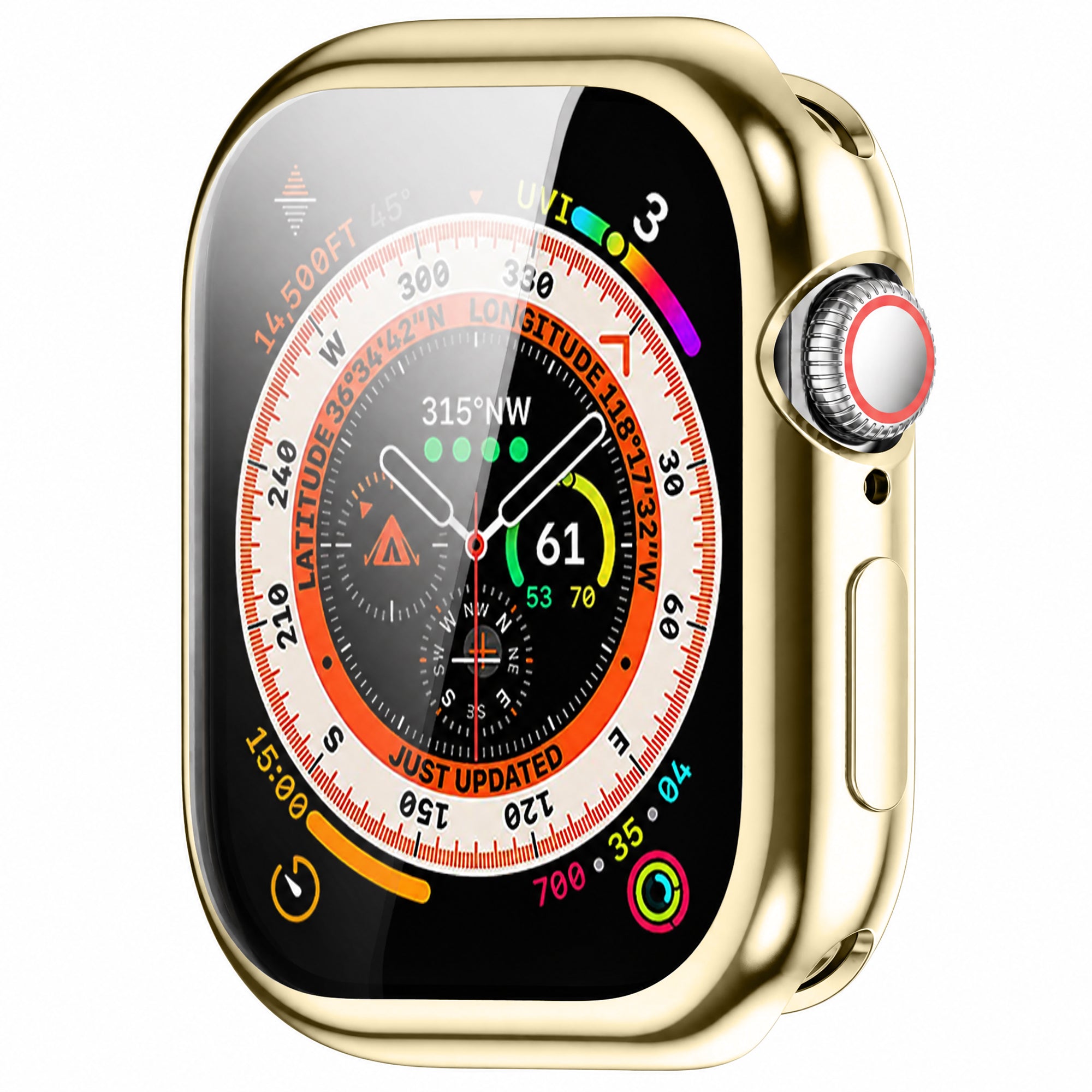 Apple Watch 10 & 11 - 42mm TPU Hülle (Polarstern-Gold)