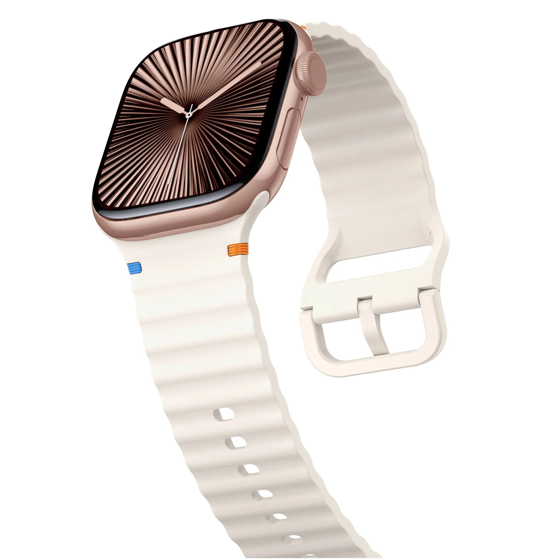 Apple Watch Wave Silikonarmband (Polarstern)