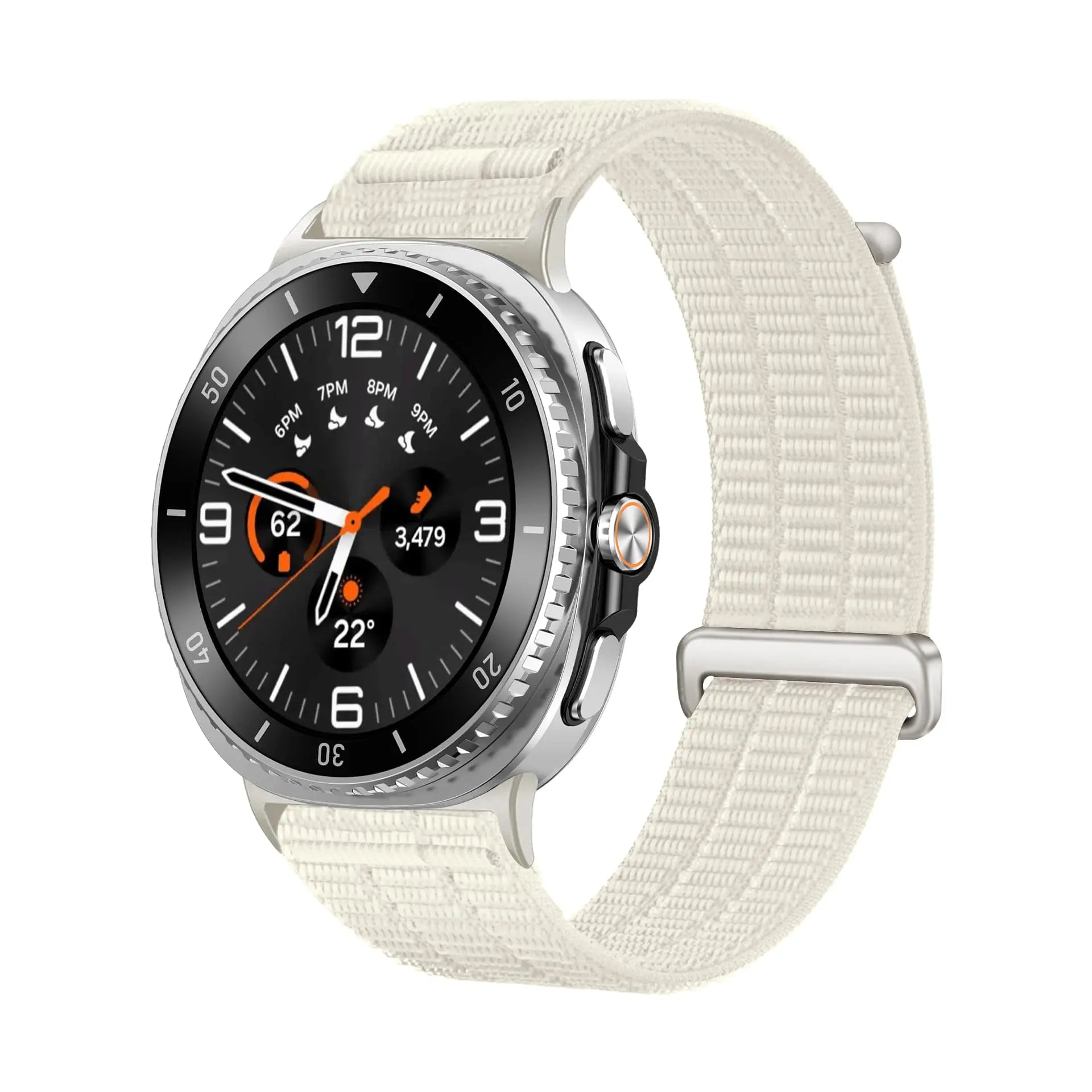 Samsung Galaxy Watch 9 - 44mm Nylon Air Armband (Polarstern)