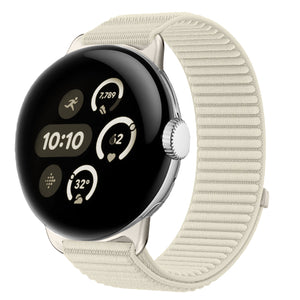 Google Pixel Watch 4 - 41mm Wave Nylonarmband (Polarstern)