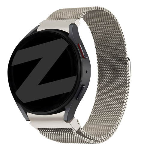 Bandz Samsung Galaxy Watch 6 Classic 43mm Milanese Loop Armband (Polarstern)