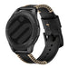 Samsung Galaxy Watch 42mm Stitched Lederarmband (Schwarz)