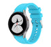 Samsung Galaxy Watch 4 - 40mm Silikonarmband (Hellblau)