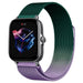 Amazfit GTS 3 Milanese-Armband (Lila/Grün)
