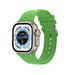 Apple Watch Ultra Silikon Schnallenband (Grün)