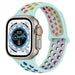 Apple Watch Ultra Sportarmband (Buntes Hellblau)