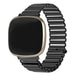Fitbit Versa 4 Loop Stahlarmband (Schwarz)