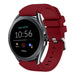 Fossil Gen 5e 44mm Silikonarmband (Weinrot)