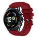 Fossil Gen 6 44mm Silikonarmband (Weinrot)