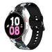 Grey Flower Samsung Galaxy Watch 4 44mm Armband
