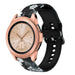 Graue Blume Samsung Galaxy Watch 42 mm Armband