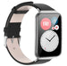 Huawei Watch Fit SE Lederarmband (Schwarz)