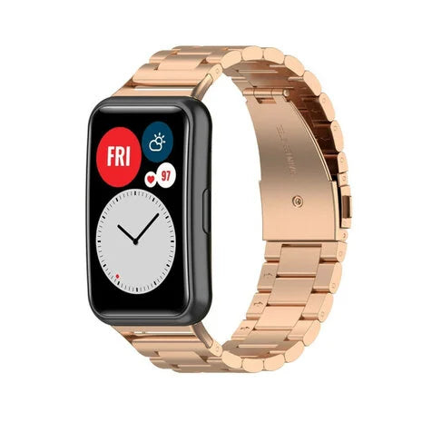 Huawei Watch Fit SE Stahlarmband (Rosé Gold)
