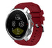 Polar Grit X Twill Silikonarmband (Weinrot)