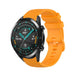Huawei Watch GT 2 Luxus Silikonarmband (Orange)