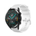 Huawei Watch GT 2 Luxus Silikonarmband (Weiß)