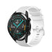 Huawei Watch GT 2 Luxus Silikonarmband (Weiß)