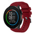 Polar Pacer Silikonarmband (Weinrot)