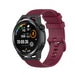 Huawei GT Runner Luxus-Silikonarmband (Dunkelrot)