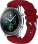 Samsung Galaxy Watch 3 45 mm Silikonarmband (Weinrot)