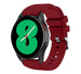 Samsung Galaxy Watch 4 44mm Silicone Strap with Buckle (Burgundy Red)