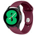 Samsung Galaxy Watch 4 44mm Sportarmband (Weinrot)