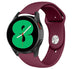 Samsung Galaxy Watch 4 40mm Silicone Strap (Burgundy Red)
