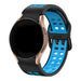 Samsung Galaxy Watch 6 - 44mm quadratisches Sportarmband (Schwarz/Hellblau)