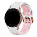 Samsung Galaxy Watch 6 Classic 43mm quadratisches Sportarmband (Weiß/Rosa)