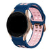 Samsung Galaxy Watch 6 - 44mm quadratisches Sportarmband (Blau/Rosa)