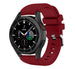 Samsung Galaxy Watch 4 Classic 42mm Silikonarmband (Weinrot)