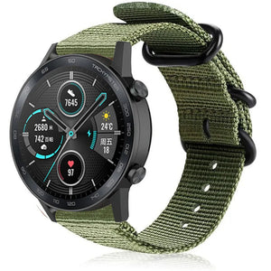 Honor Magic Watch 2 Nylonarmband mit Schnallenverschluss (Grün)