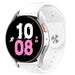 Samsung Galaxy Watch 5 44 mm fluoreszierendes Silikonarmband (weiß)