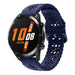 Huawei Watch GT 2 42mm Silikonarmband mit Muster (Dunkelblau)