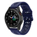 Samsung Galaxy Watch 4 Classic 42mm Silikonarmband mit Muster (Dunkelblau)