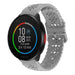Polar Pacer Silikonarmband mit Muster (Grau)