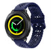 Samsung Gear Sport Silicone Strap Patterned (Dark Blue)