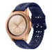 Samsung Galaxy Watch 42mm Silicone Strap Patterned (Dark Blue)