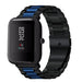 Xiaomi Amazfit Bip Stahlarmband (Schwarz/Blau)