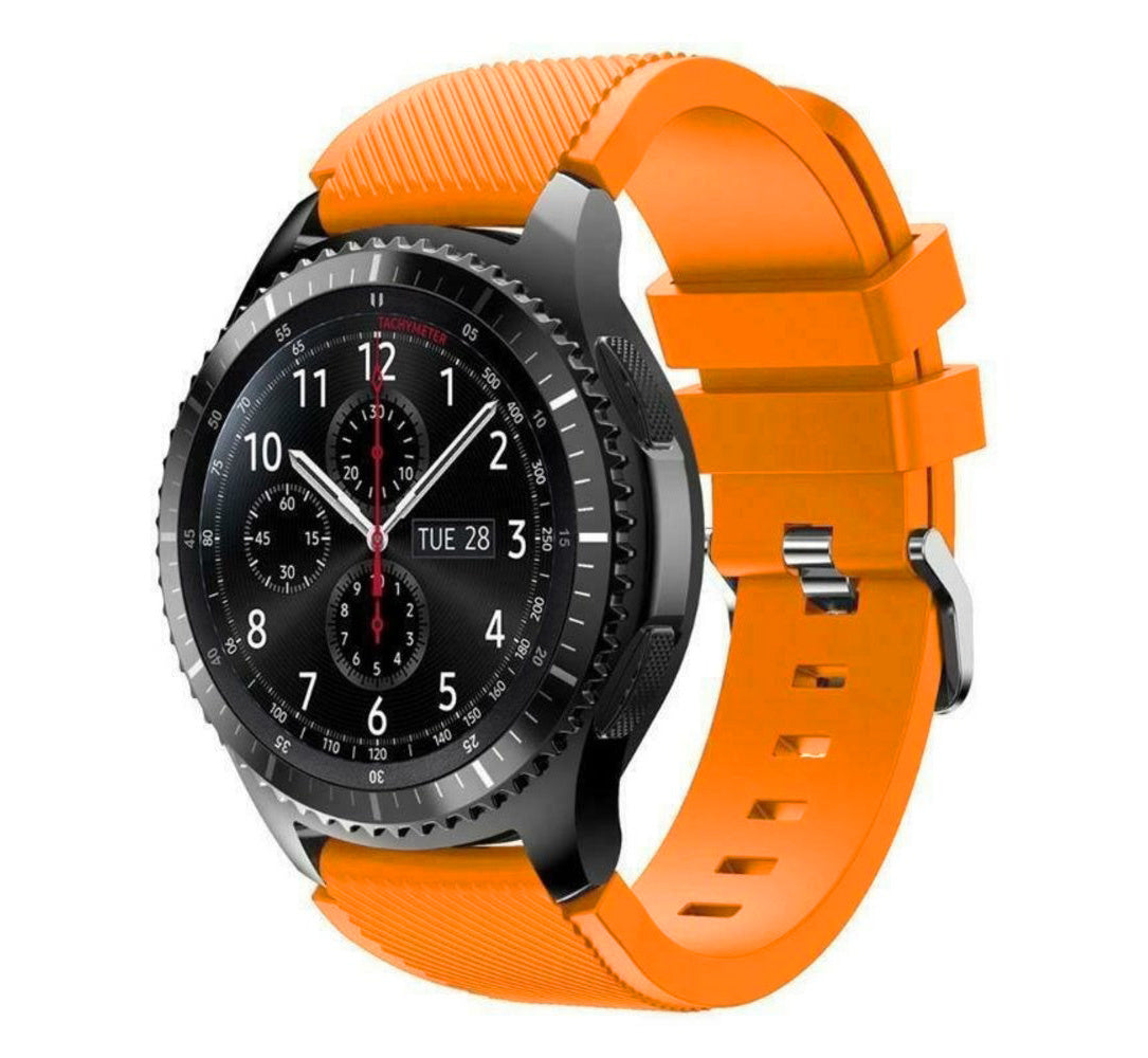Samsung Gear S3 Classic / deontier Silikonarmband (Orange)