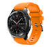 Samsung Gear S3 Classic / Frontier Silikonarmband (Orange)