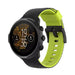Suunto 7 Silikonarmband (Schwarz/Hellgrün)