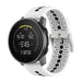Suunto 9 Peak Silikonarmband (Weiß/Schwarz)