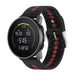 Suunto Race 2 Silikonarmband (Schwarz/Rot)
