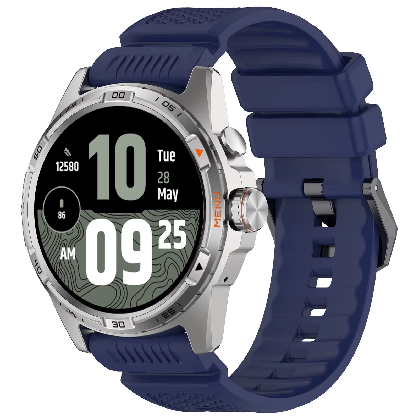 TicWatch Pro 5 Enduro Silikonarmband (Dunkelblau)
